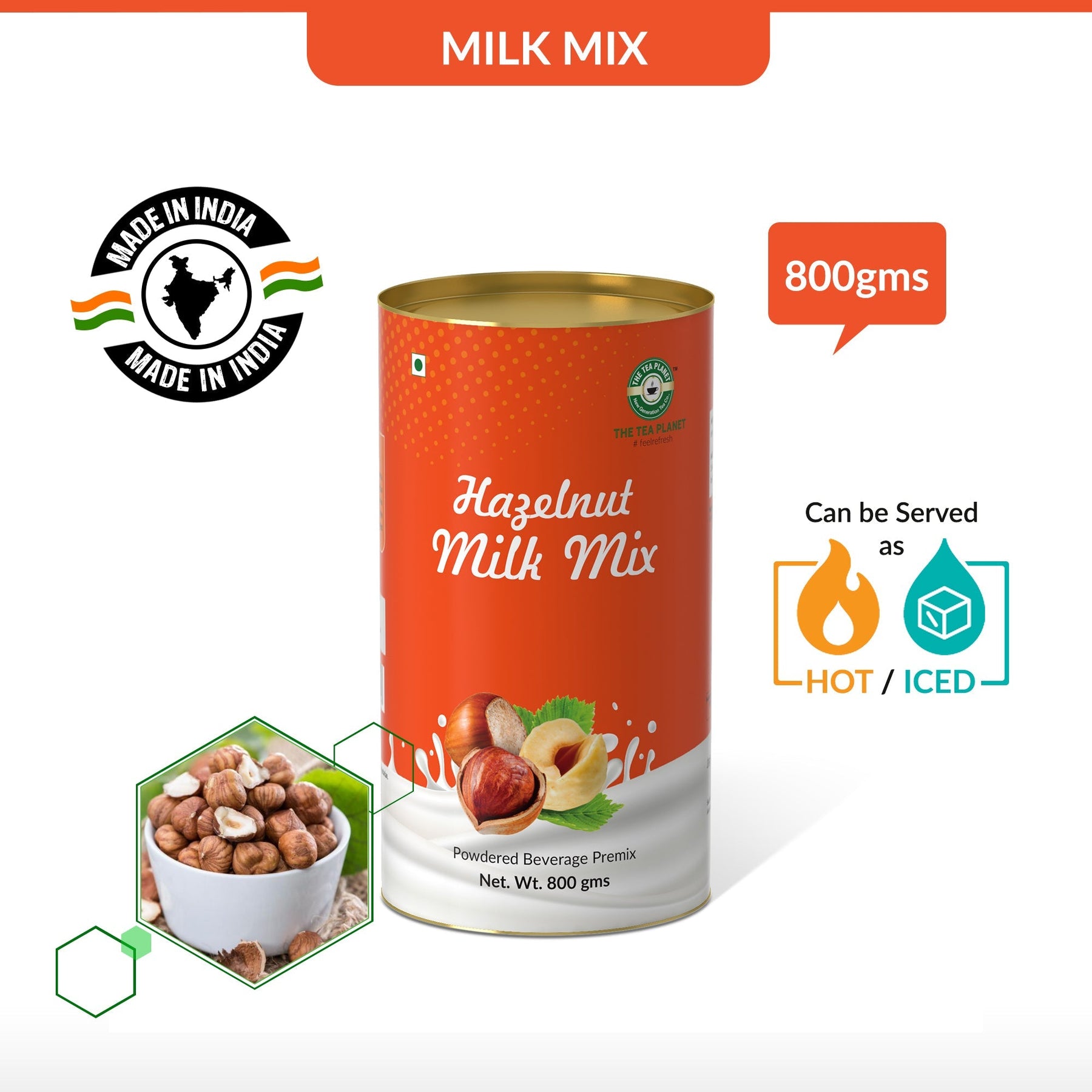 Hazelnut Flavor Milk Mix