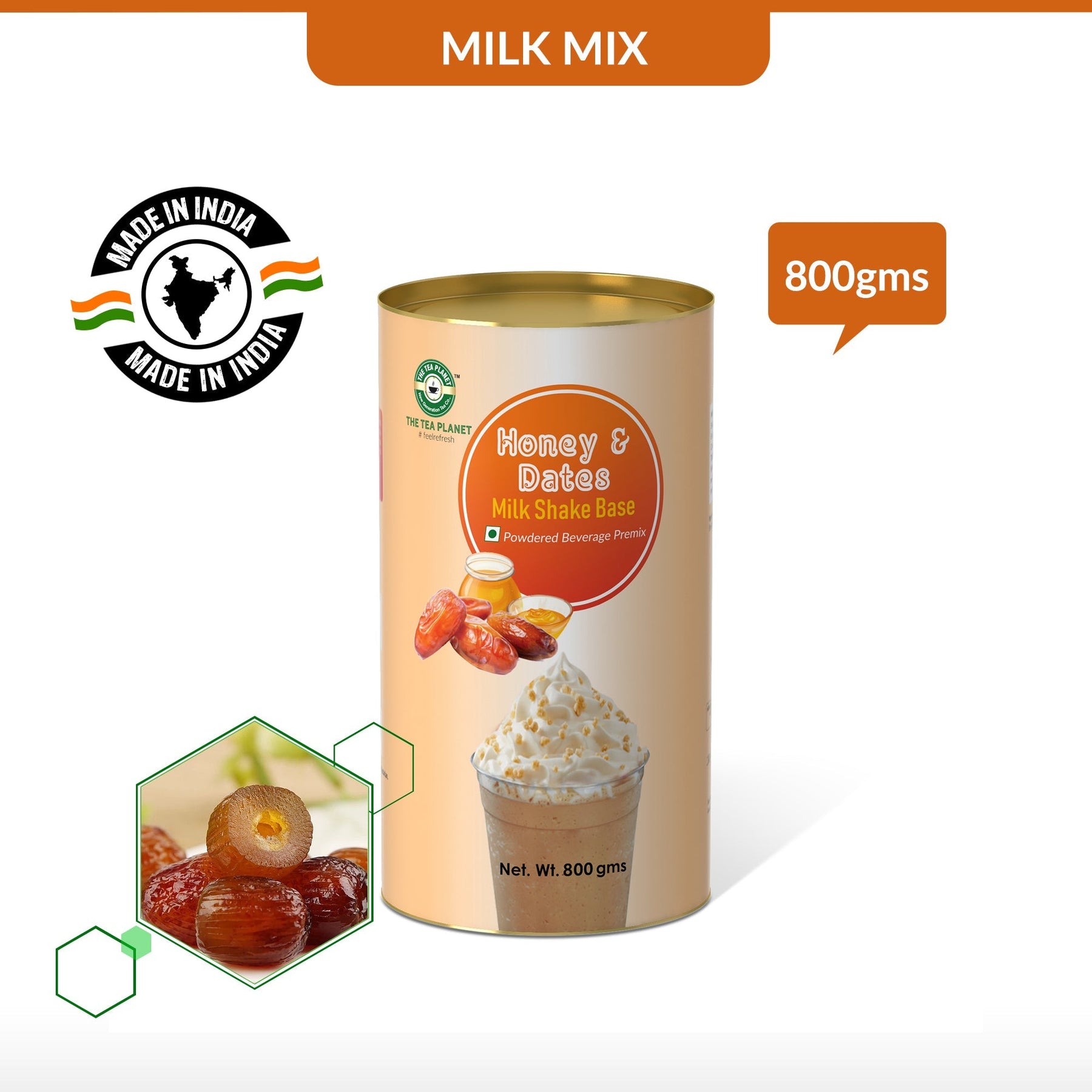 Honey & Dates Milkshake Mix - 800 gms