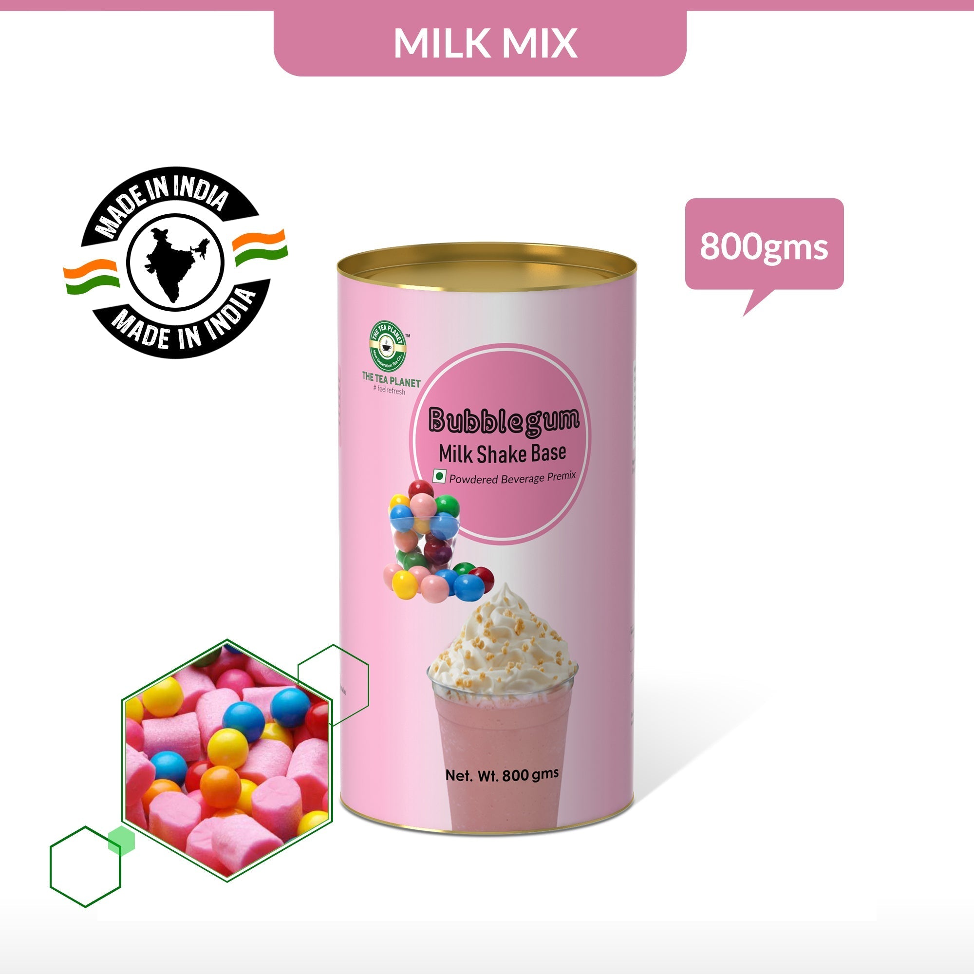 Bubblegum Milkshake Mix - 800 gms