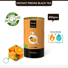 Orange Flavored Instant Black Tea - 800 gms