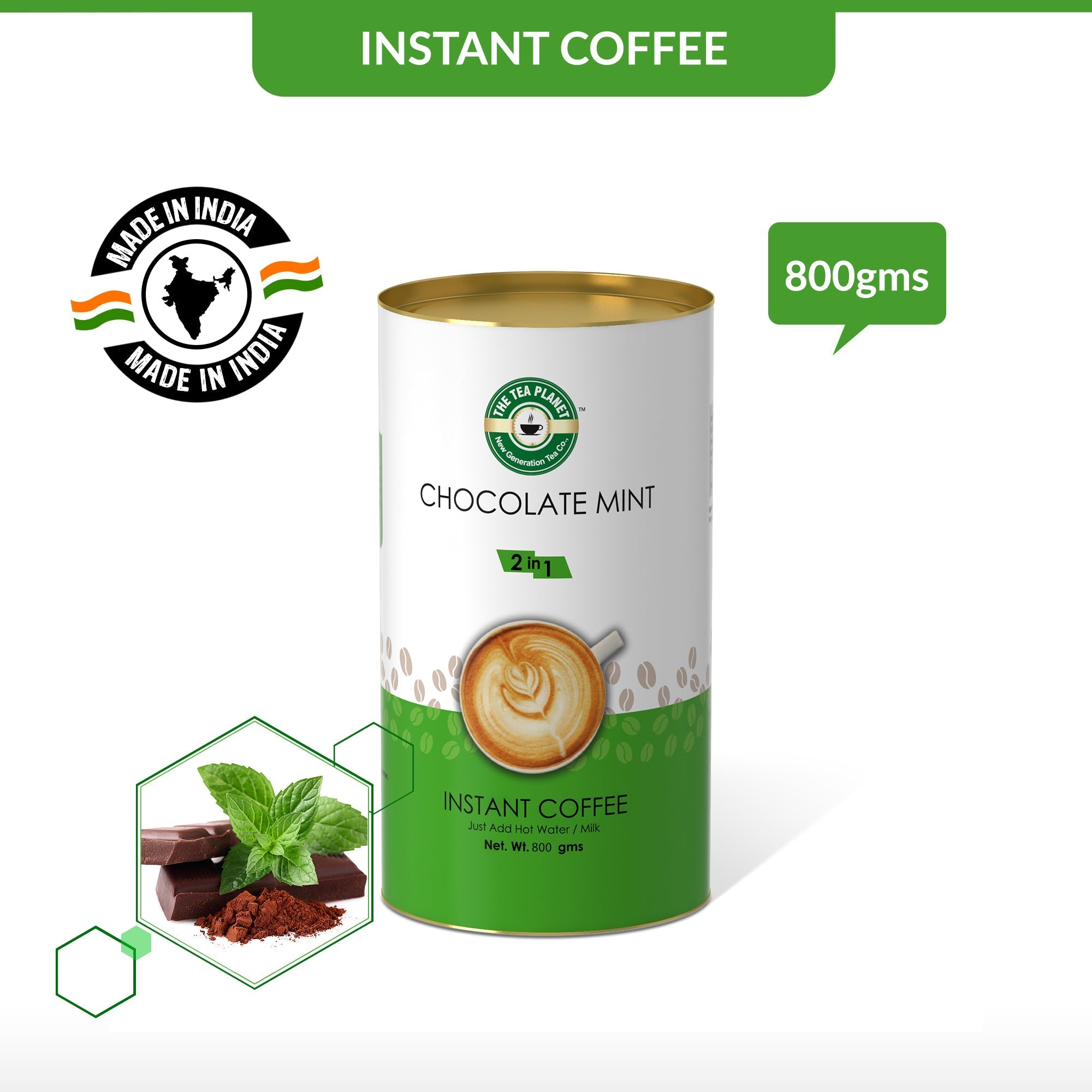 Chocolate Mint Instant Coffee Premix (2 in 1) - 400 gms