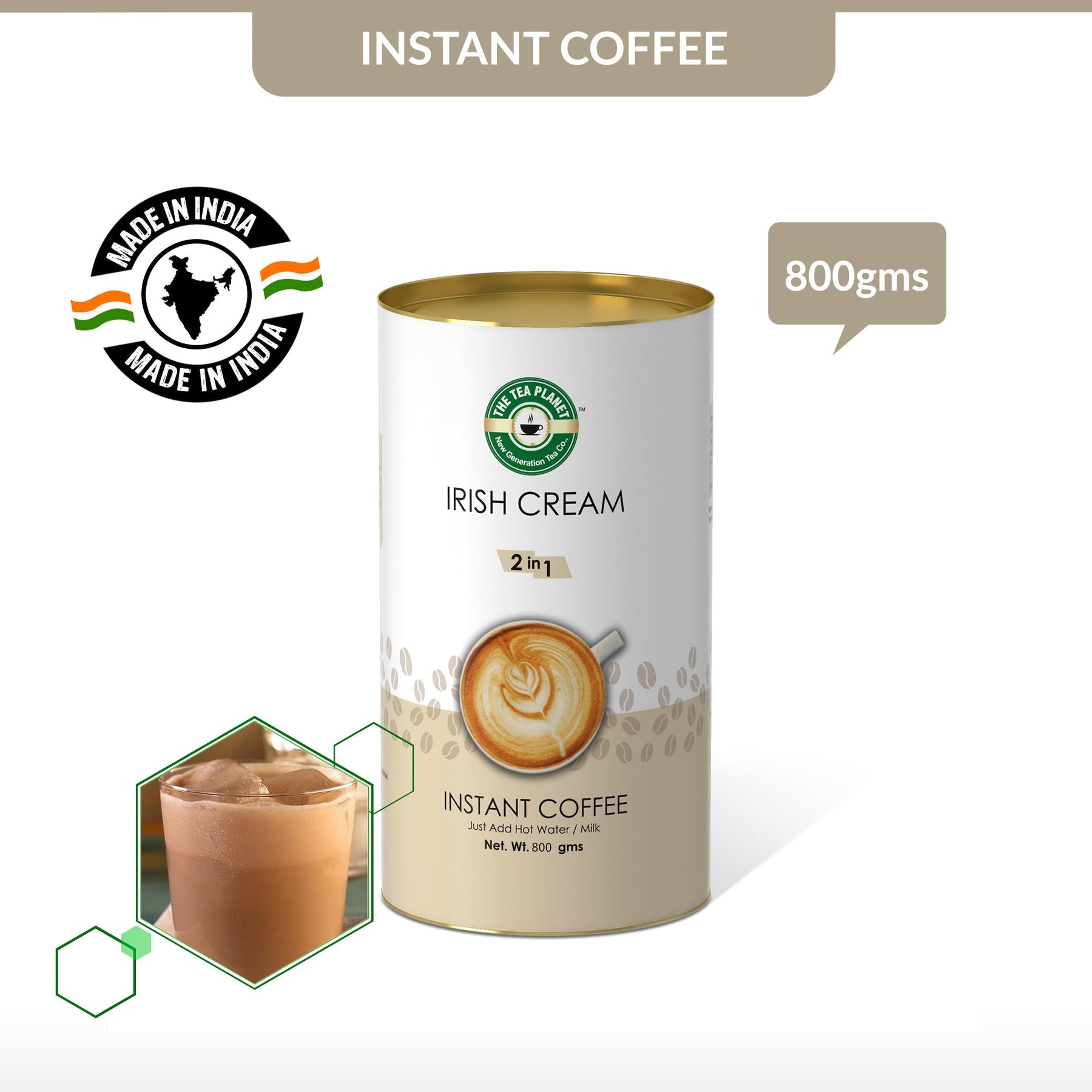 Irish Cream Instant Coffee Premix (2 in 1)