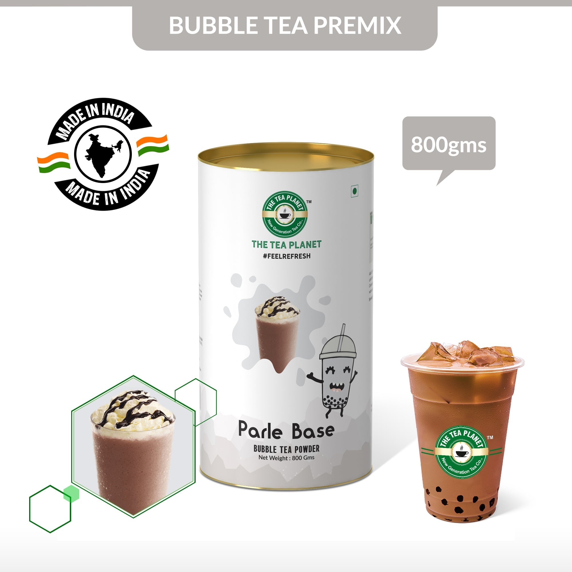 Parle Base Bubble Tea Premix - 800 gms