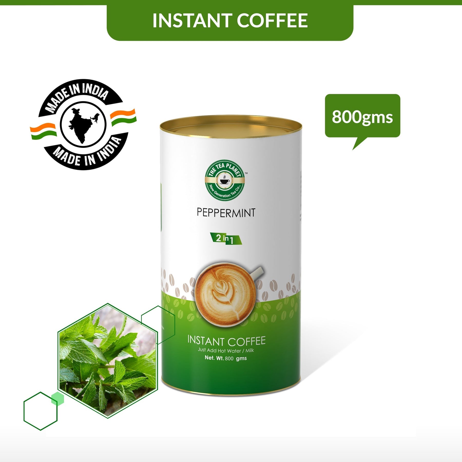 Peppermint Instant Coffee Premix (2 in 1) - 800 gms