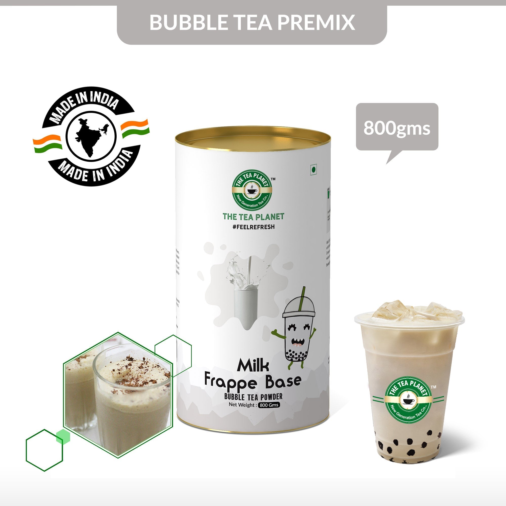 Milk Flavour Bubble Tea Premix - 400 gms