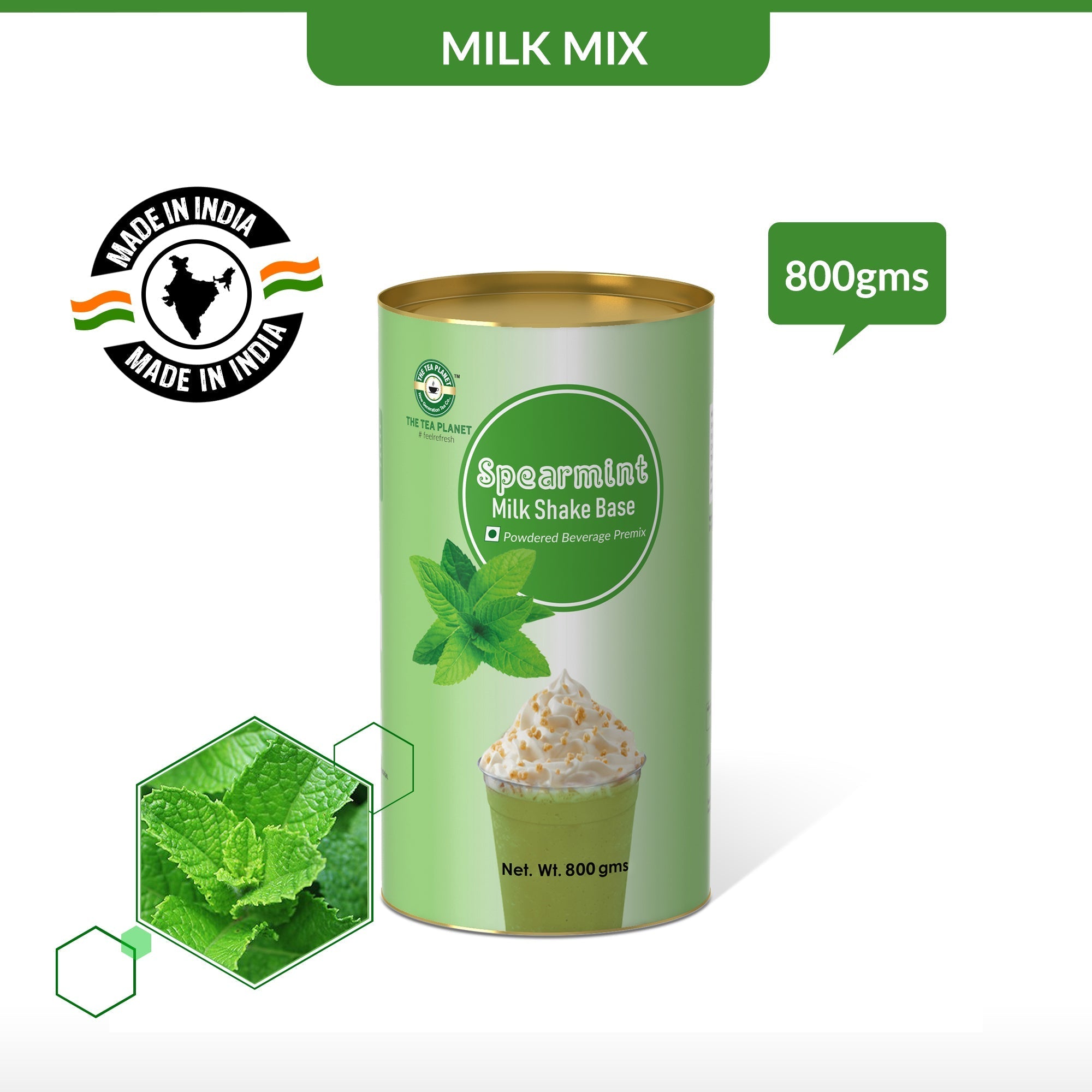 Spearmint Milkshake Mix - 800 gms