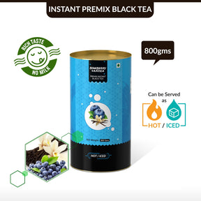 Blueberry Vanilla Flavored Instant Black Tea - 400 gms