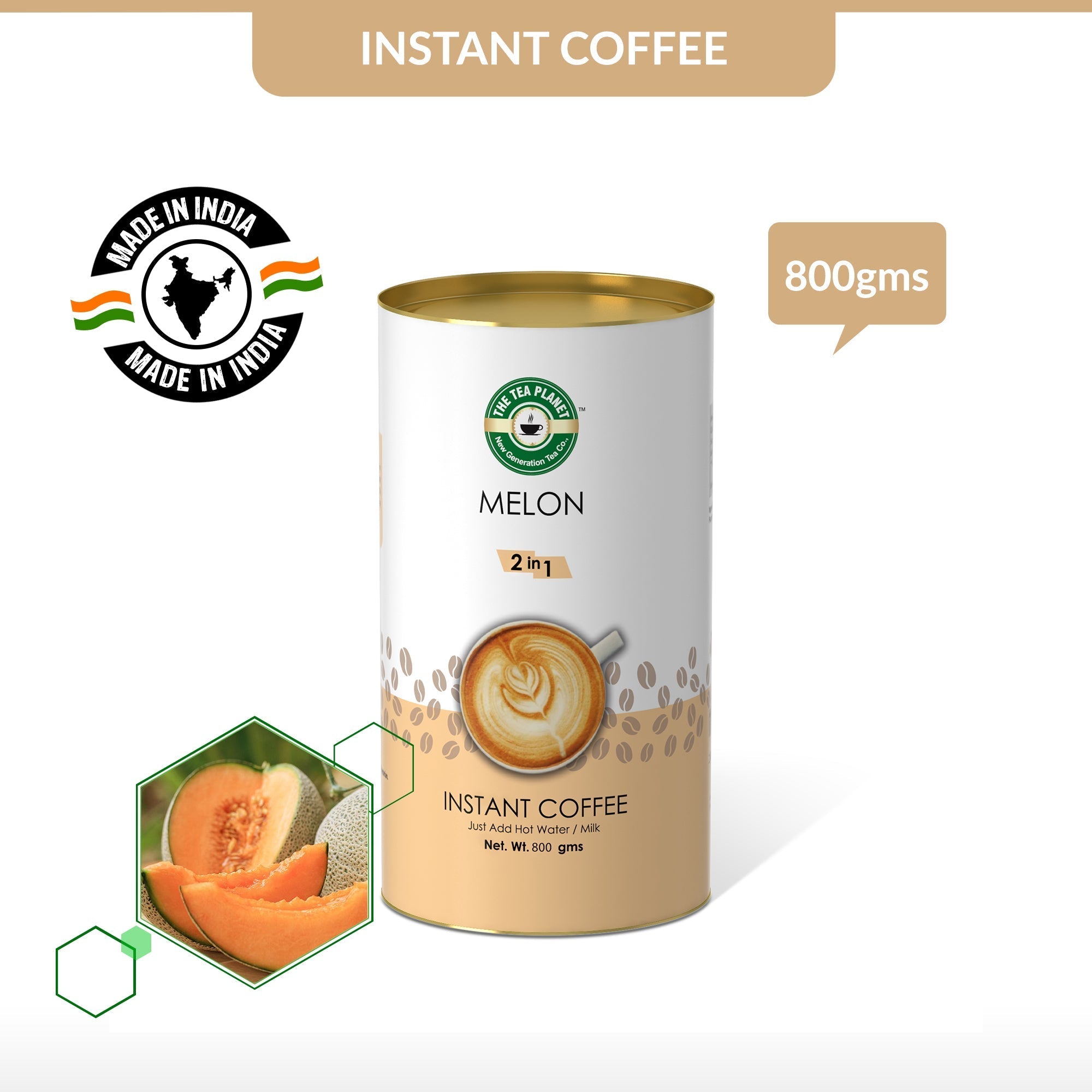 Melon Instant Coffee Premix (2 in 1) - 800 gms