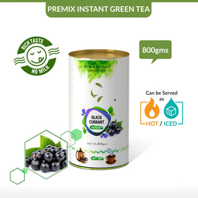 Black Currant Flavored Instant Green Tea - 400 gms
