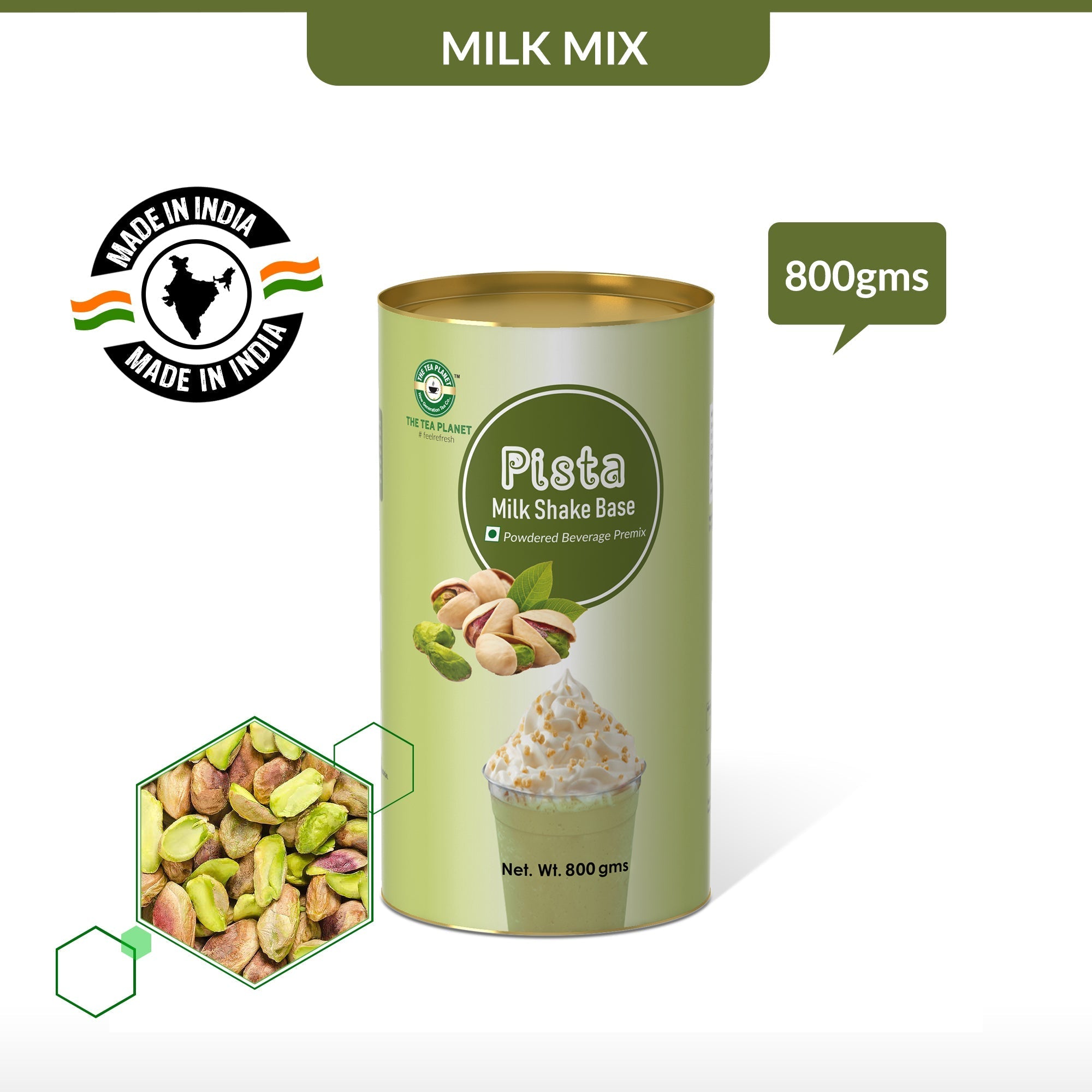 Pista Milkshake Mix - 800 gms