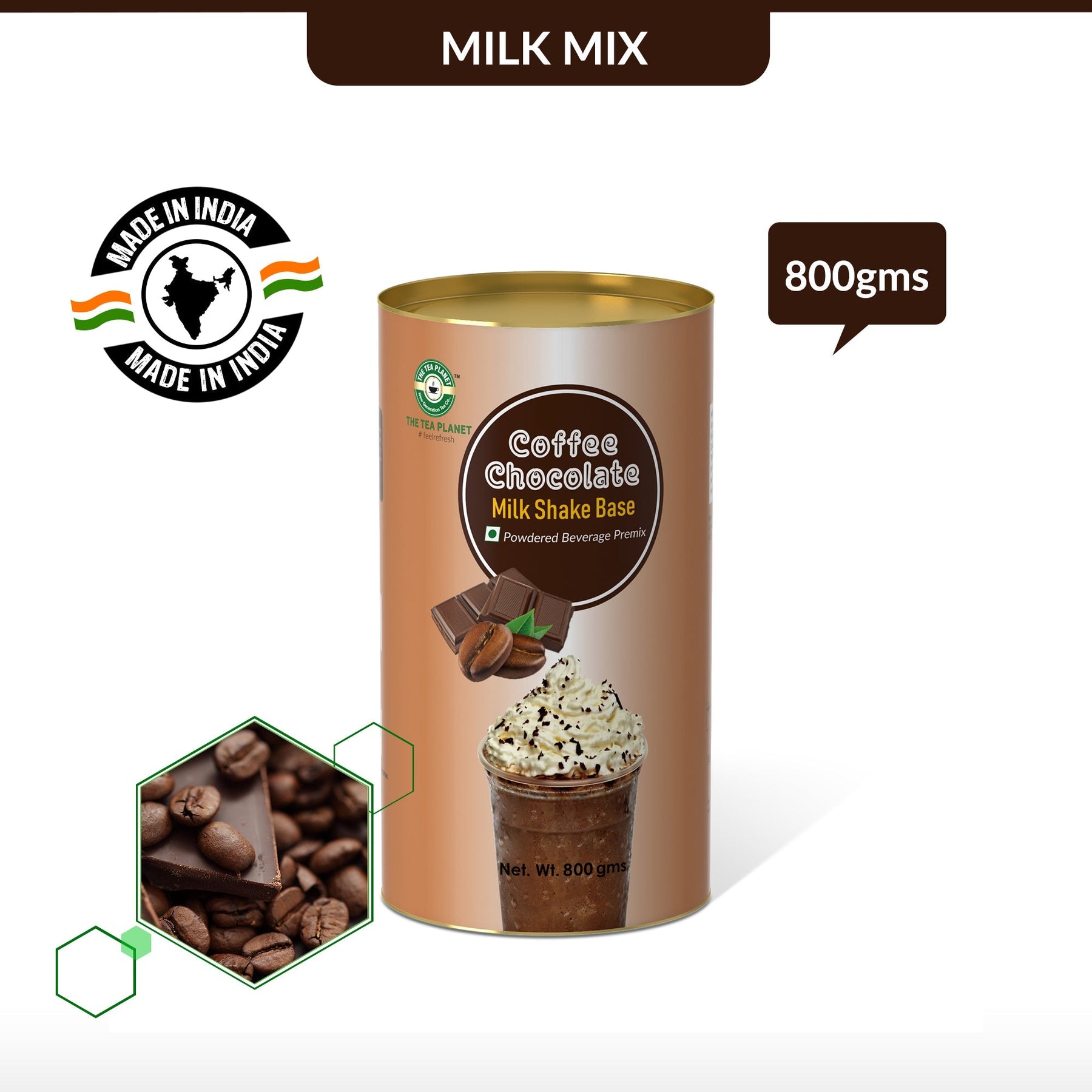 Coffee Chocolate Milkshake Mix - 800 gms