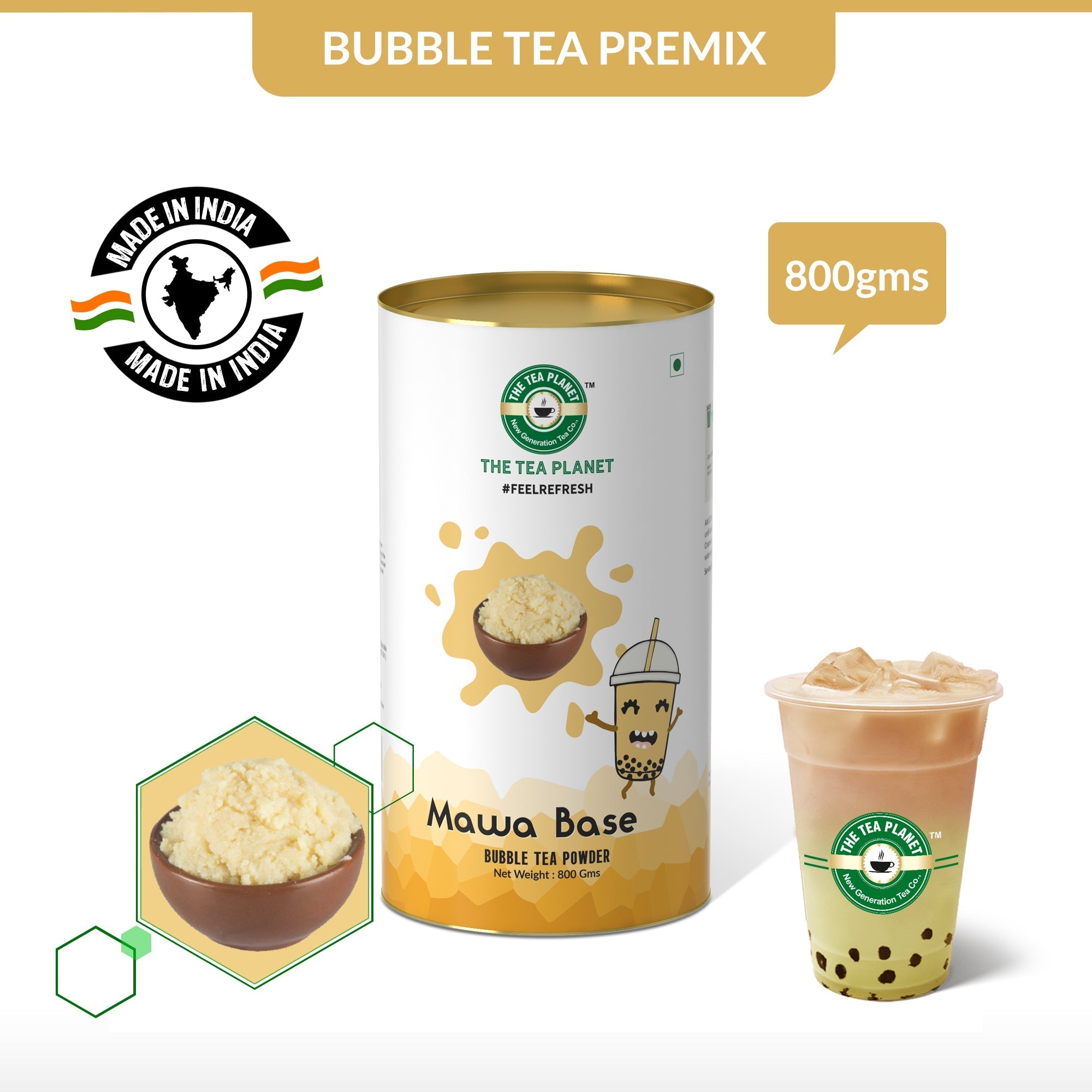 Mawa Base Bubble Tea Premix - 800 gms