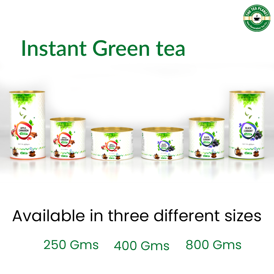 Blueberry Vanilla Flavored Instant Green Tea - 400 gms