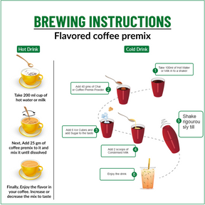 Mandarin Orange Instant Coffee Premix (2 in 1) - 800 gms