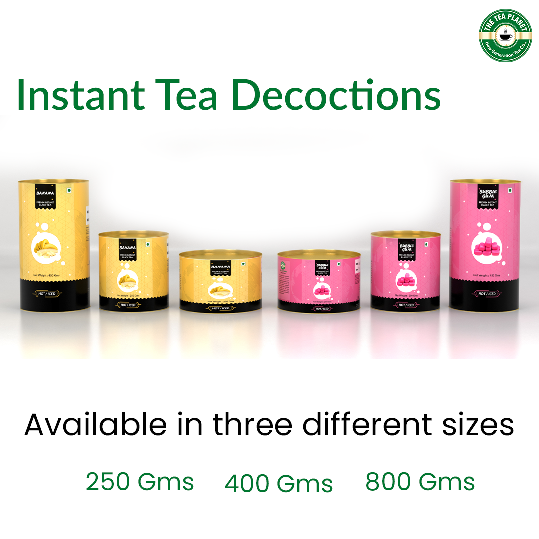 Green Apple Flavored Instant Black Tea - 400 gms