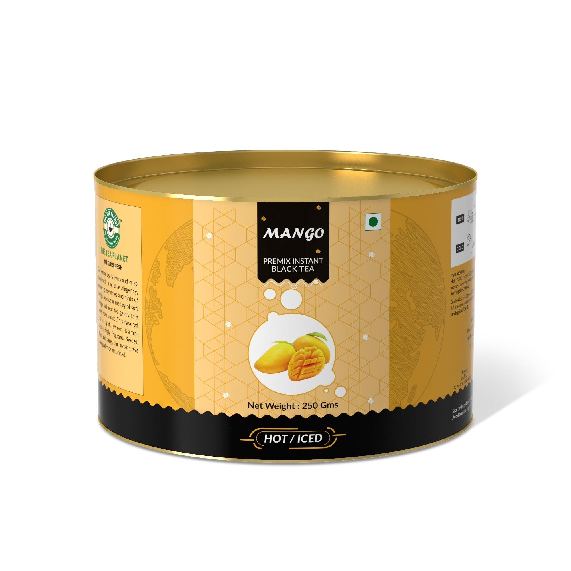 Mango Flavored Instant Black Tea - 400 gms