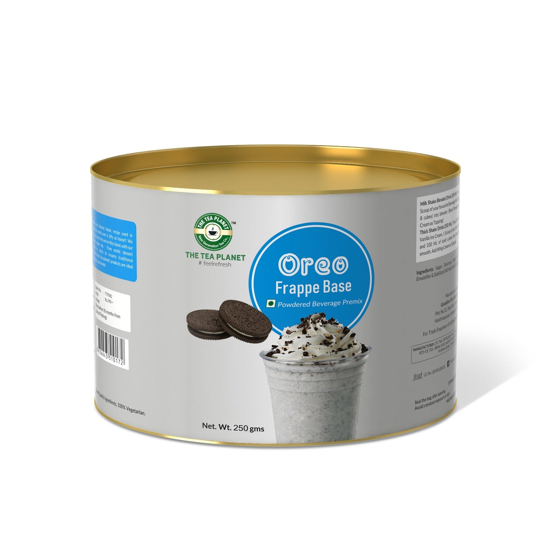 Oreo Frappe Base Milkshake Mix - 400 gms