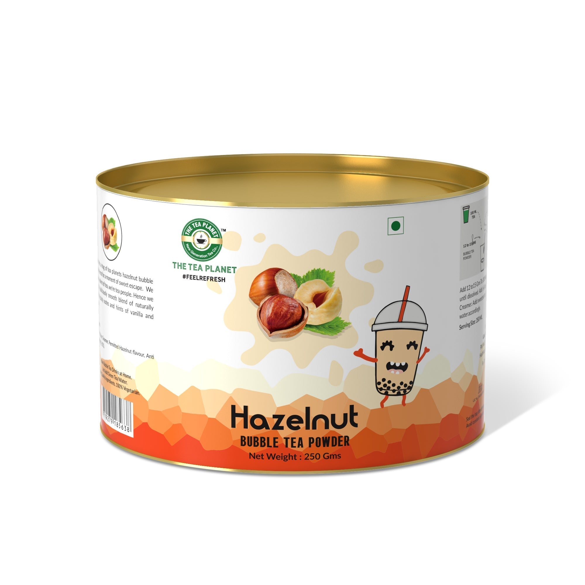 Hazelnut Bubble Tea Premix