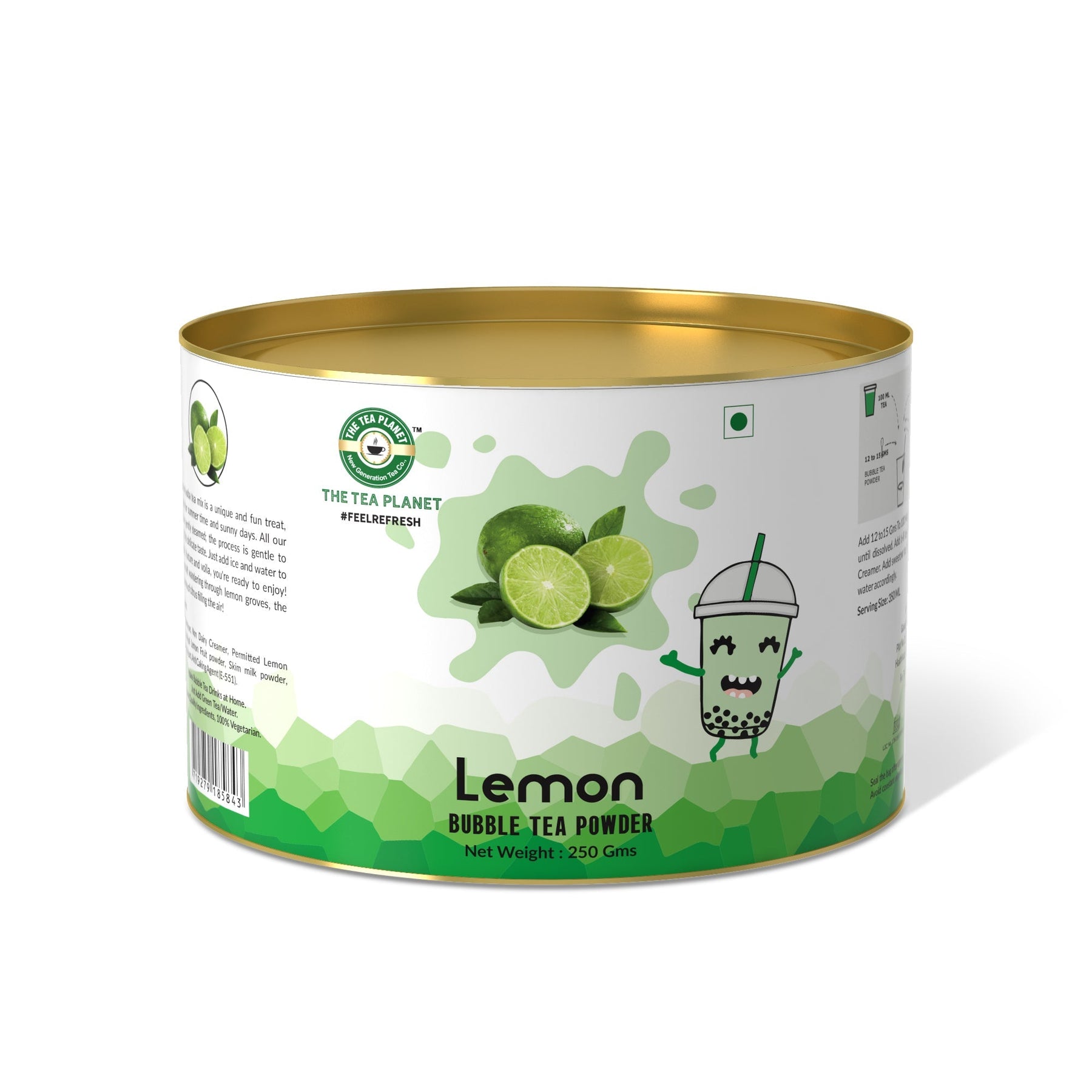 Lemon Bubble Tea Premix - 400 gms