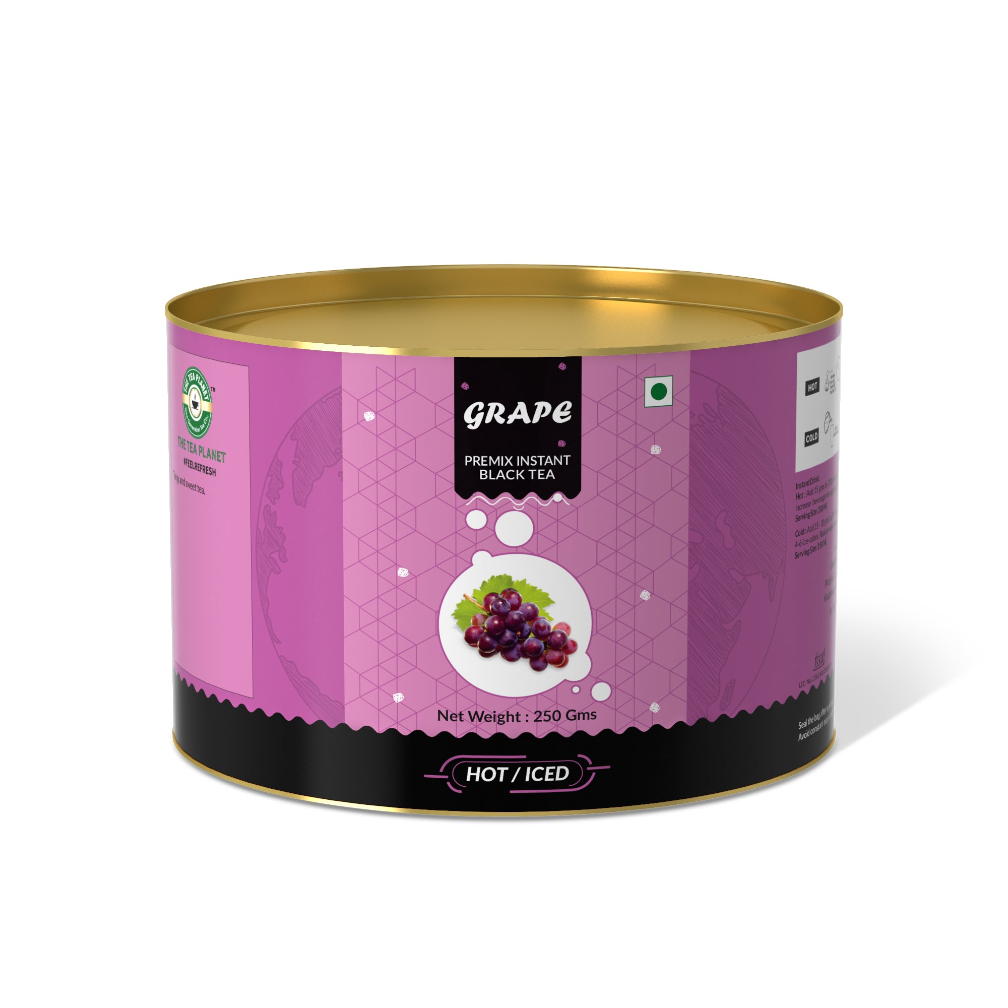 Grape Flavored Instant Black Tea