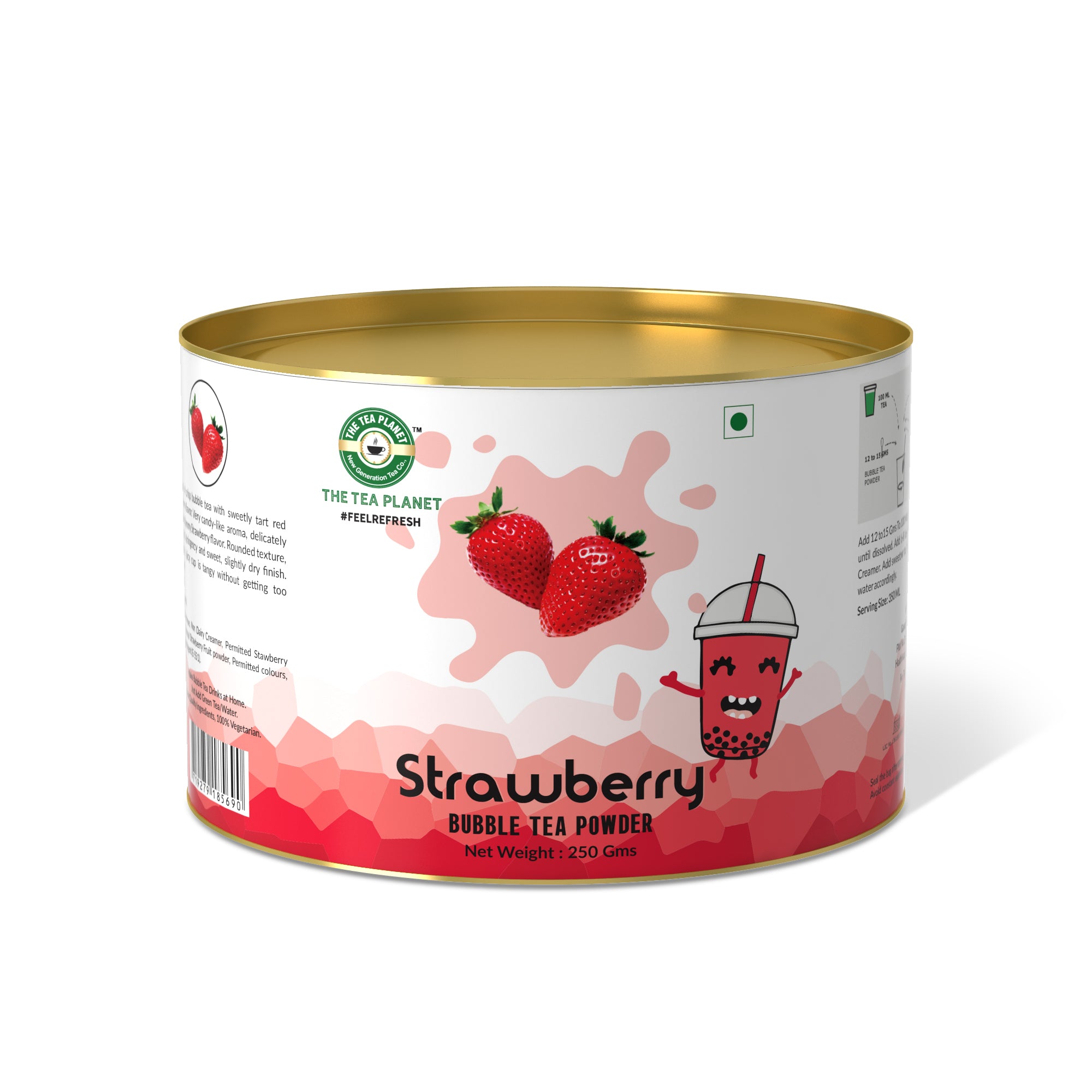 Strawberry Bubble tea Premix