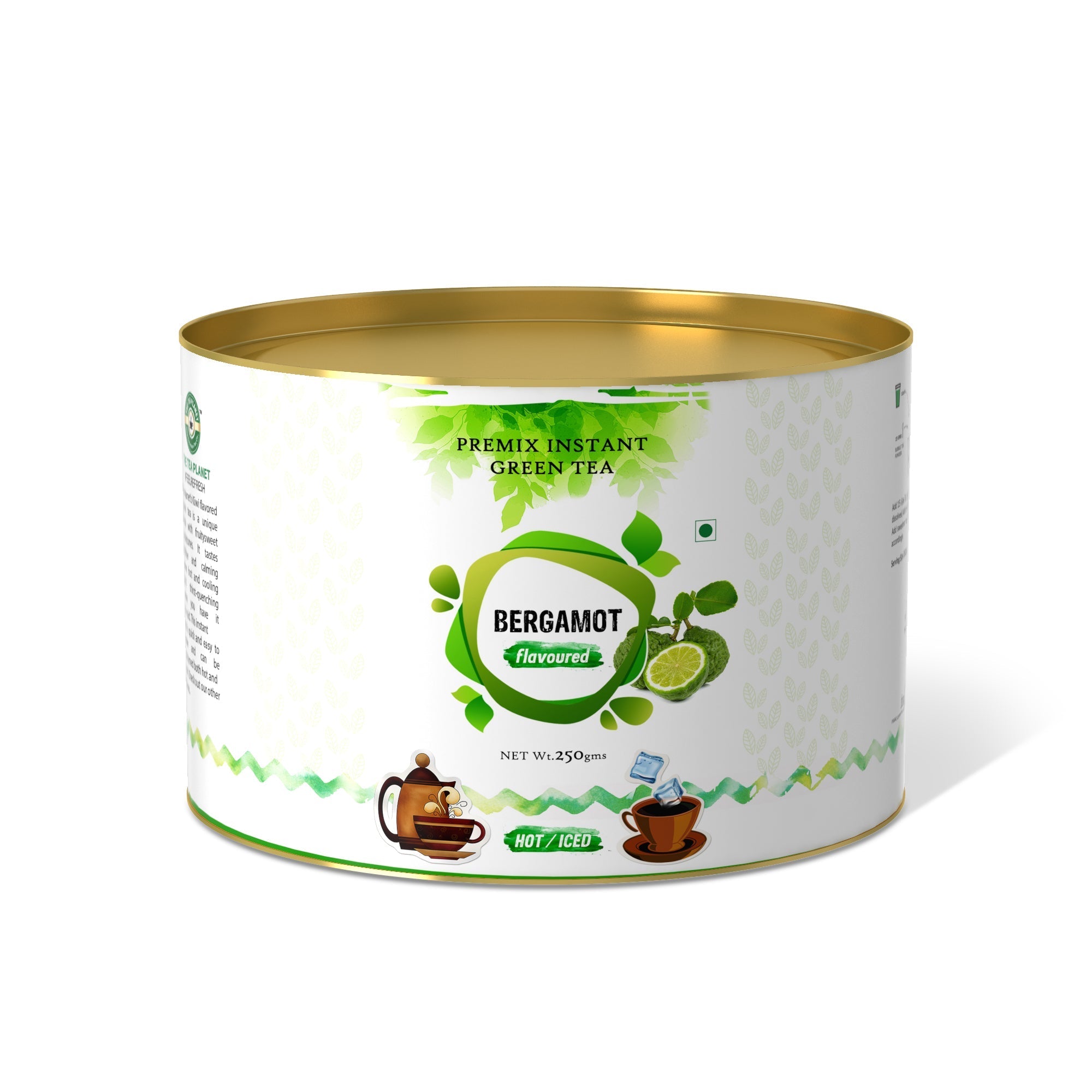 Bergamot Flavored Instant Green Tea - 800 gms