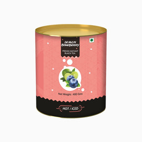 Lemon Blueberry Flavored Instant Black Tea - 800 gms
