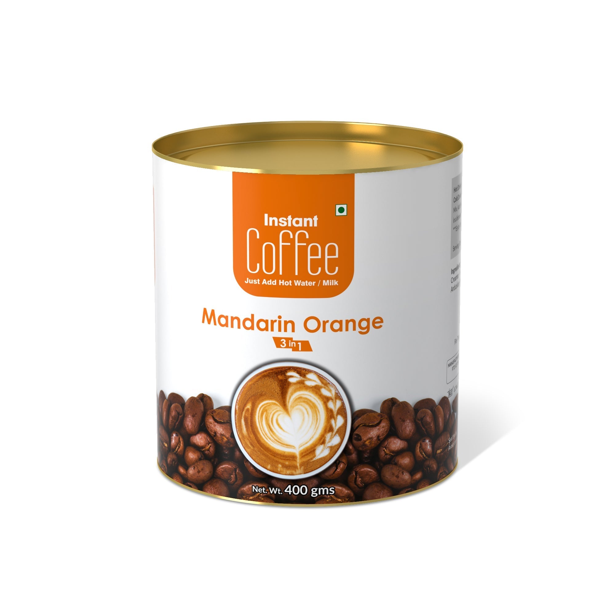 Mandarin Orange Instant Coffee Premix (3 in 1) - 400 gms