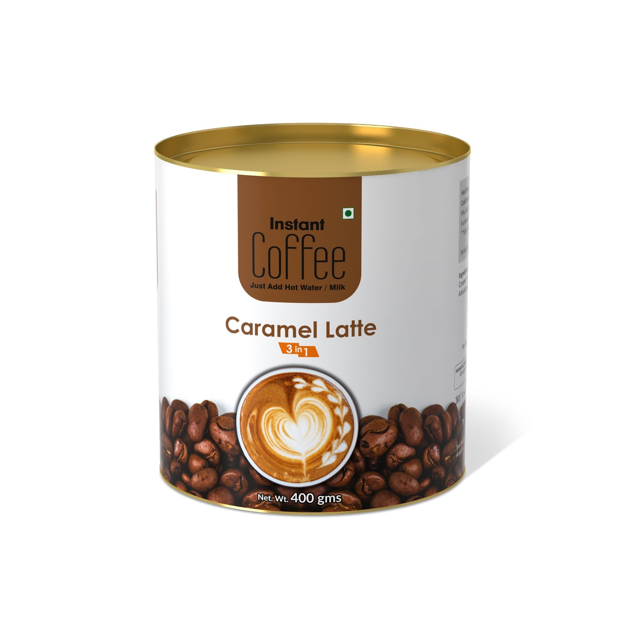 Caramel Latte Instant Coffee Premix (3 in 1) - 400 gms