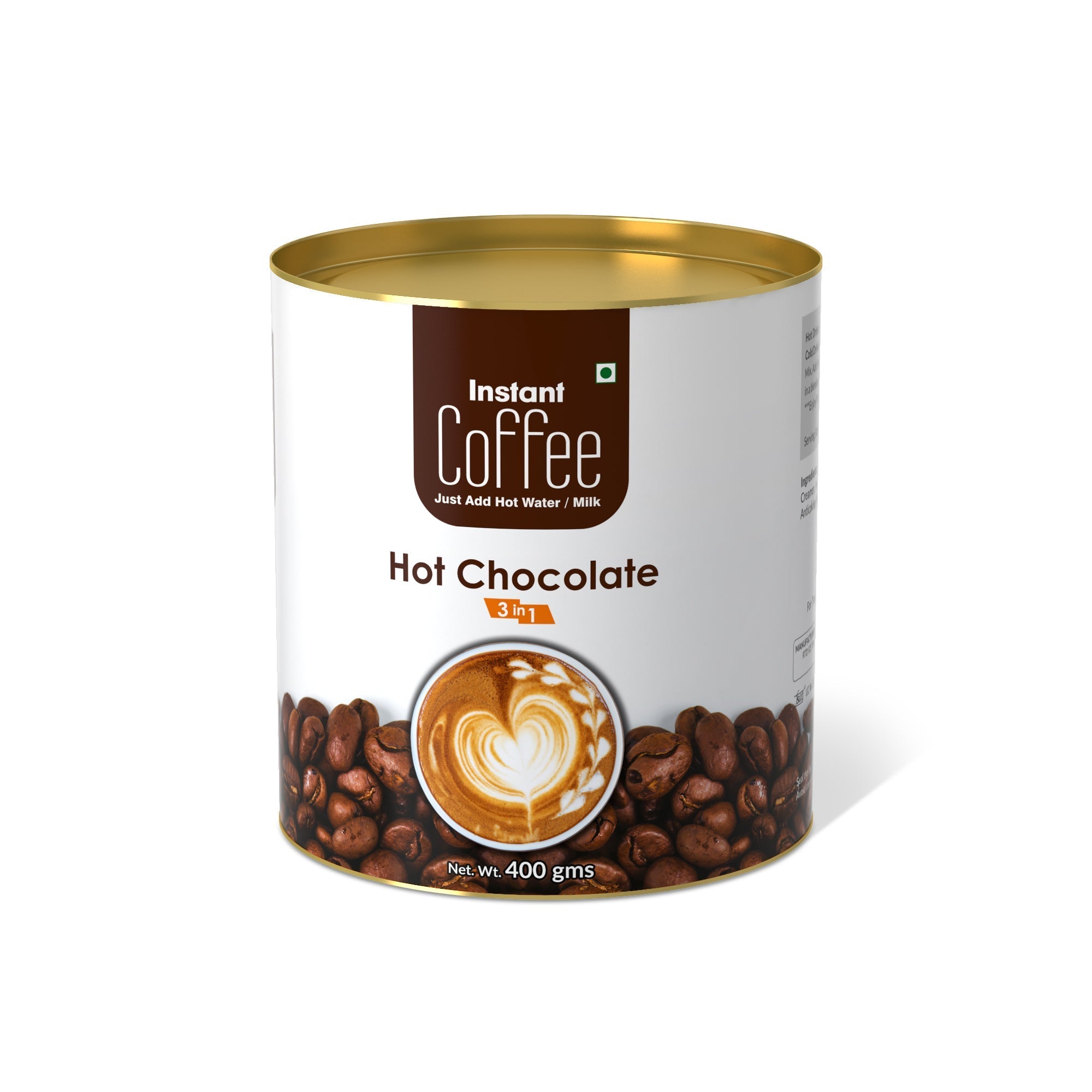 Hot Chocolate Instant Coffee Premix (3 in 1) - 400 gms
