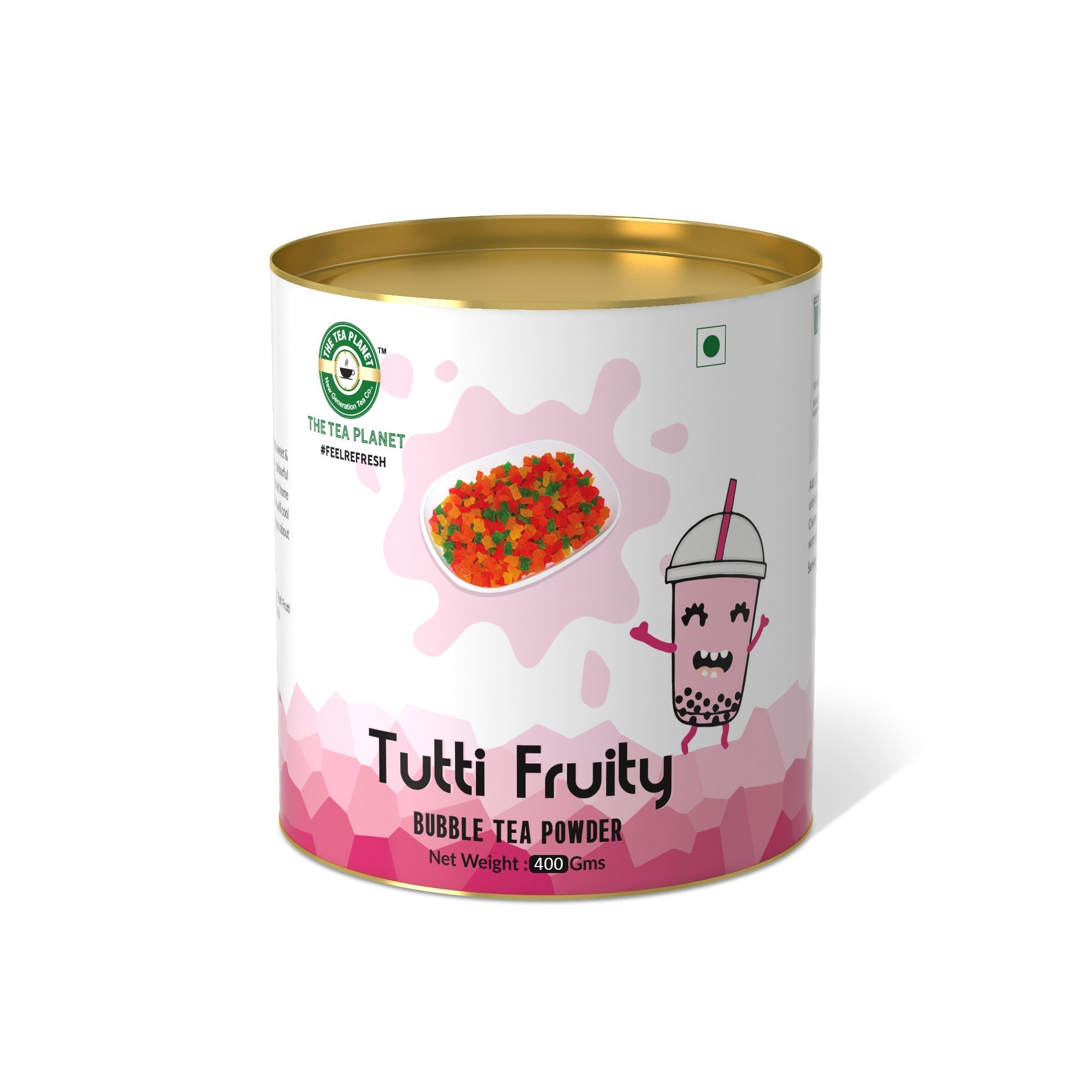 Tutti Fruity Bubble Tea Premix - 400 gms