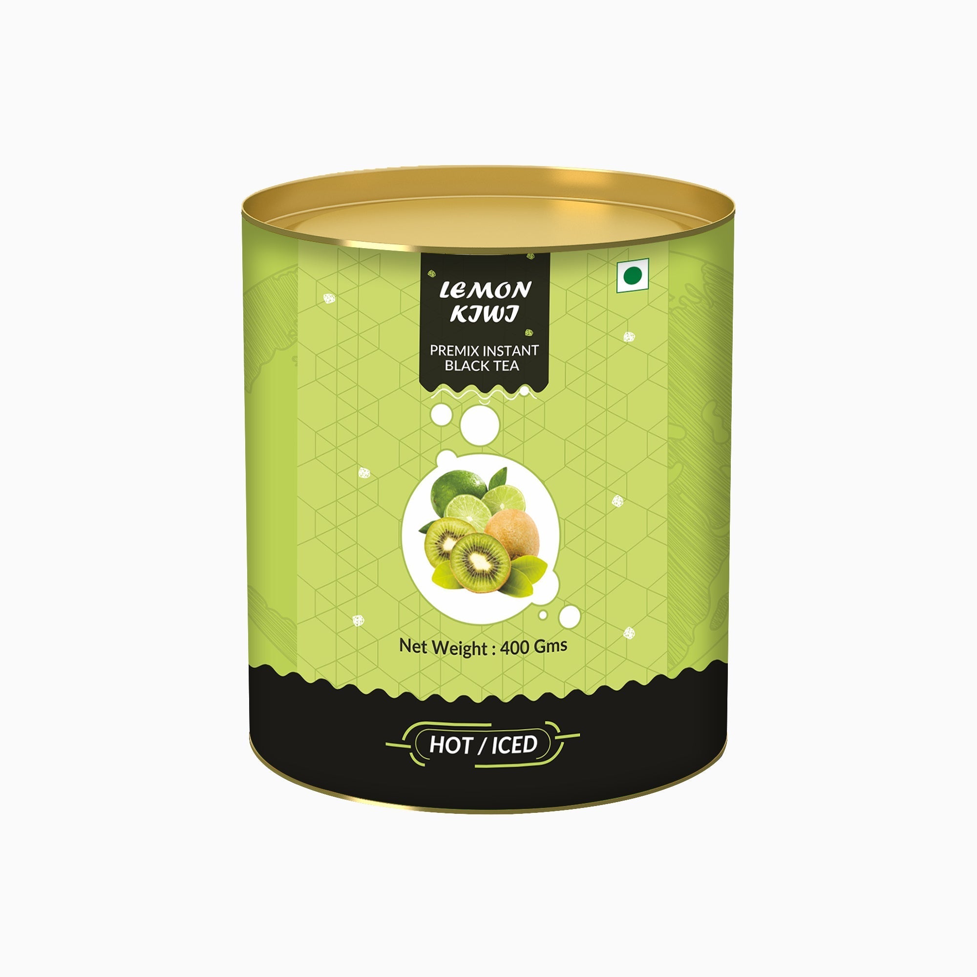Lemon Kiwi Flavored Instant Black Tea - 400 gms