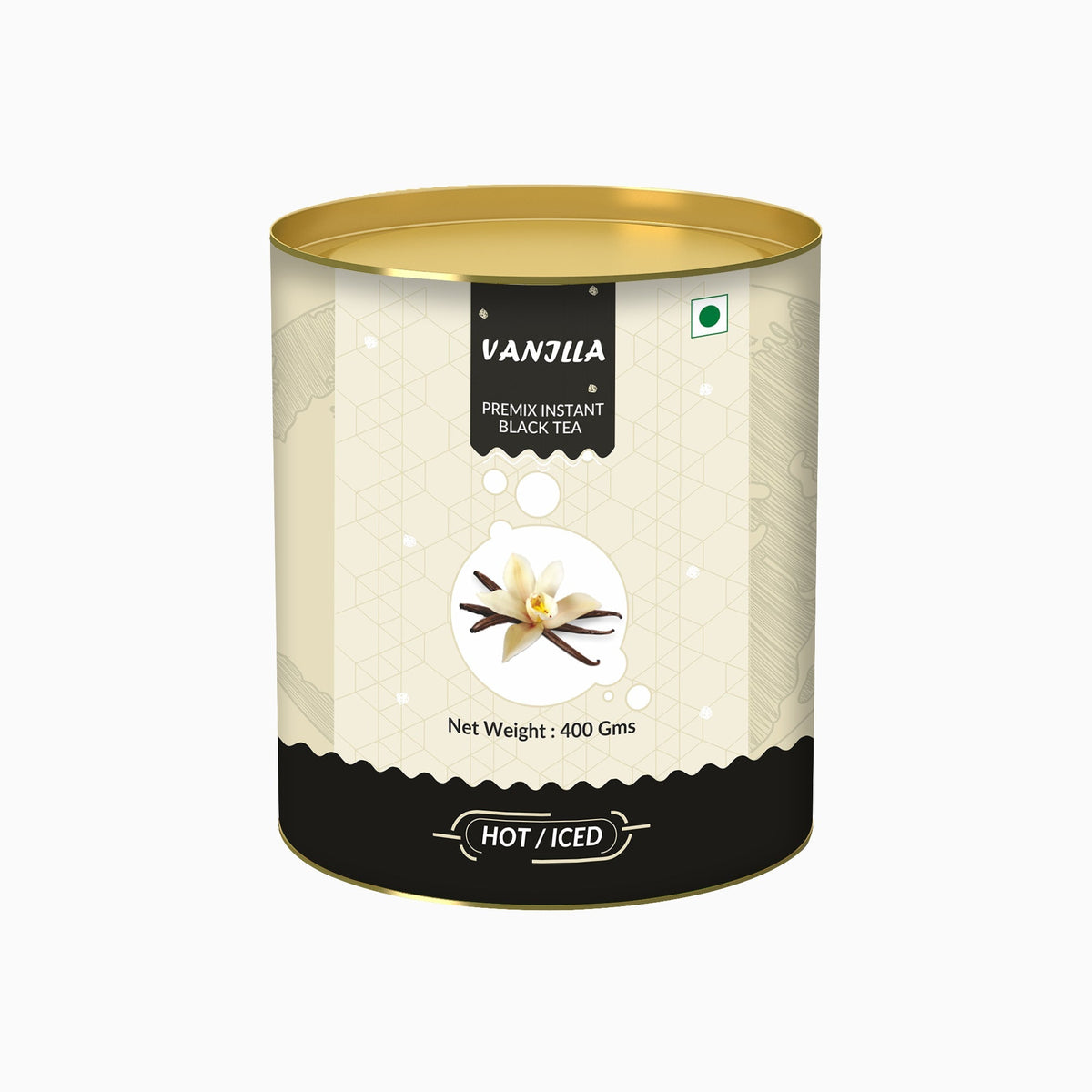 Vanilla Flavored Instant Black Tea - 400 gms