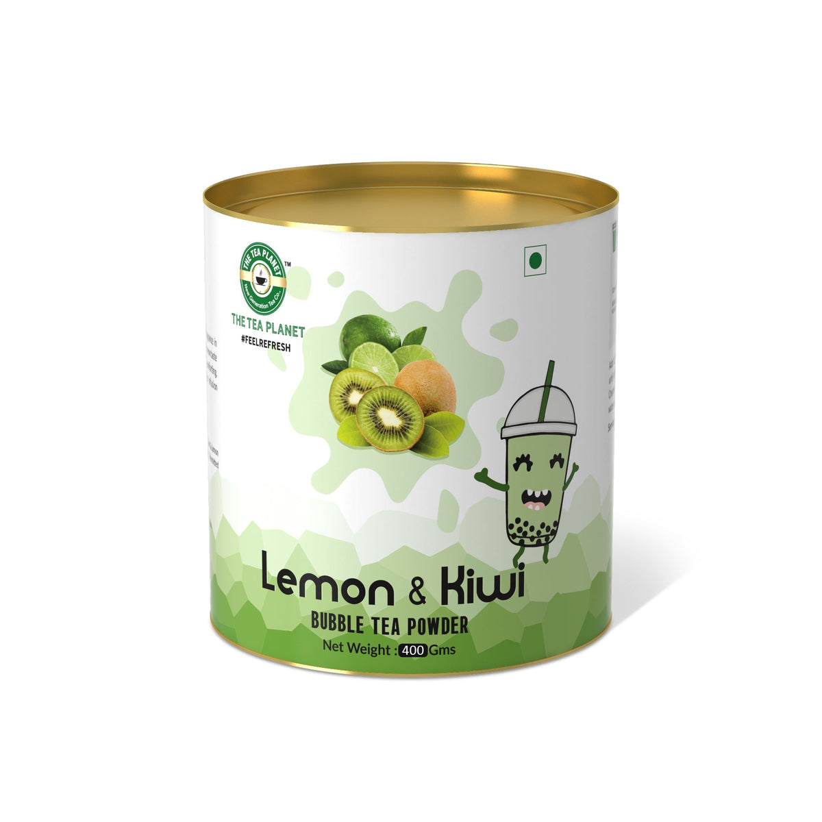 Lemon Kiwi Bubble Tea Premix - 400 gms