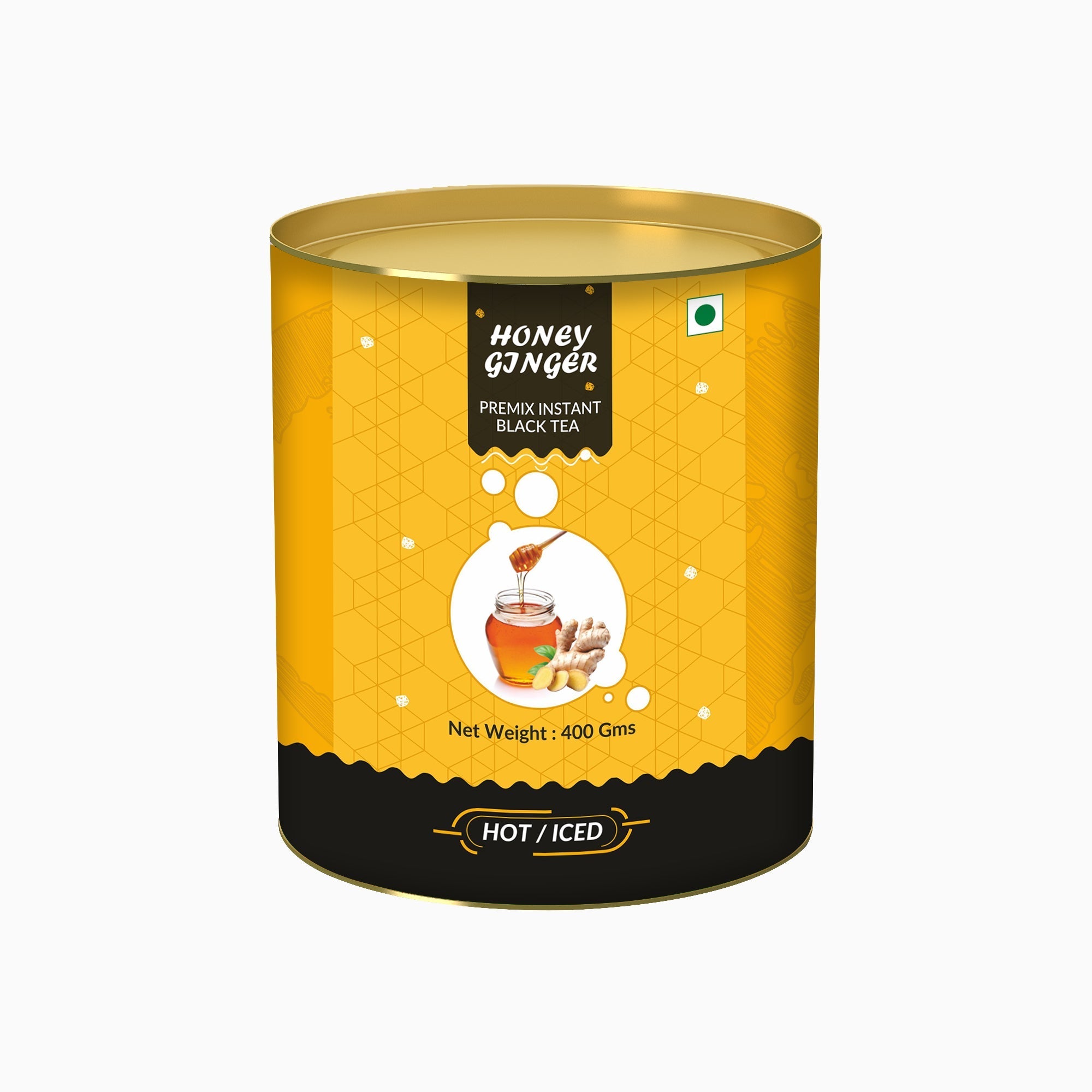 Honey Ginger Flavored Instant Black Tea - 800 gms
