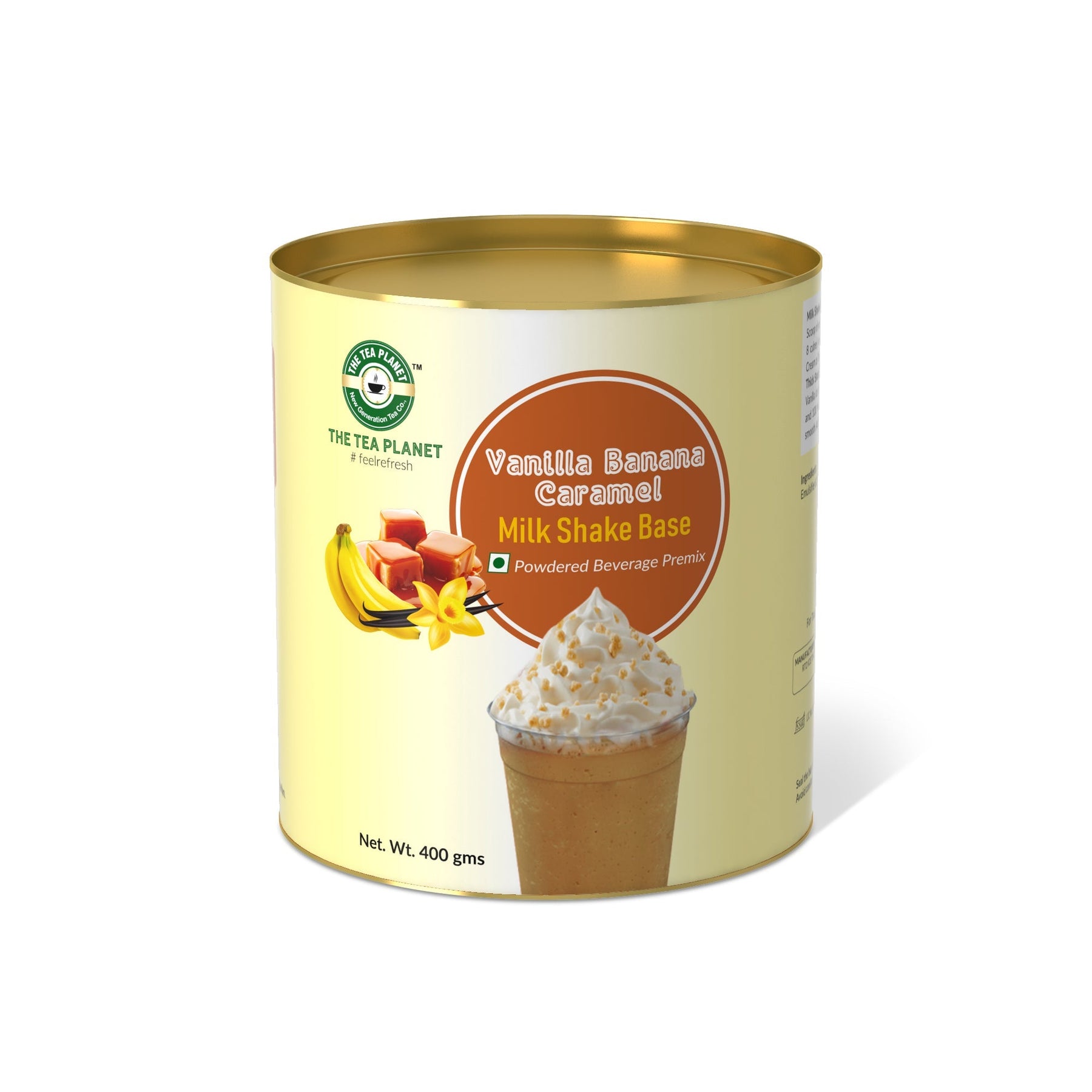 Vanilla Banana Caramel Milkshake Mix - 400 gms