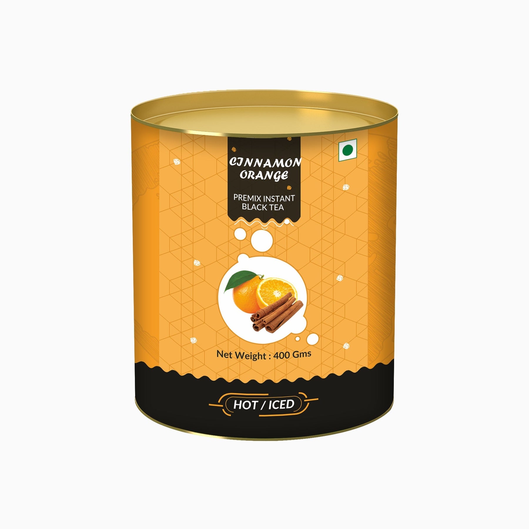 Cinnamon Orange Flavored Instant Black Tea - 800 gms