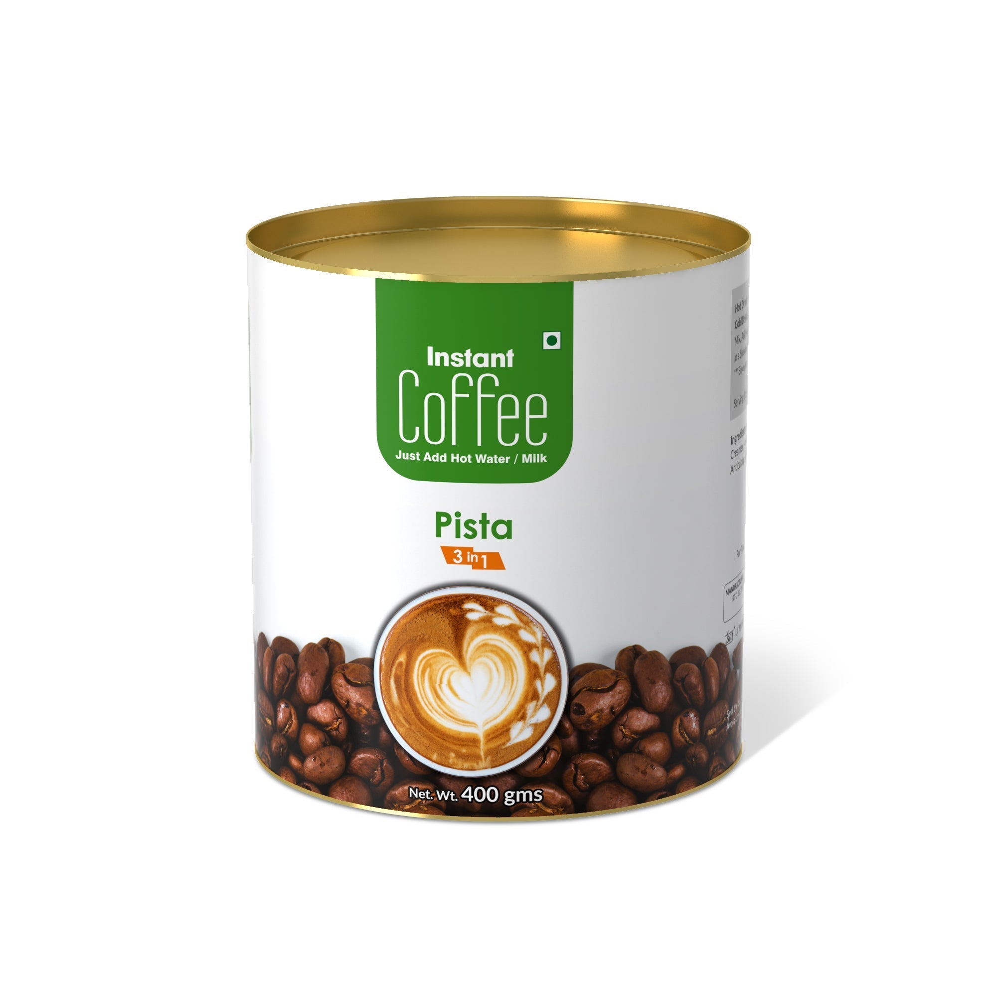 Pista Instant Coffee Premix (3 in 1) - 800 gms