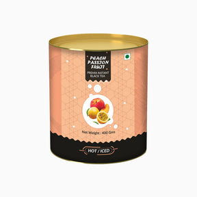 Peach & Passion Fruit Flavored Instant Black Tea - 400 gms