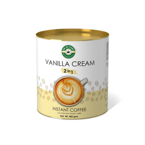 Vanilla Cream Instant Coffee Premix (2 in 1) - 400 gms
