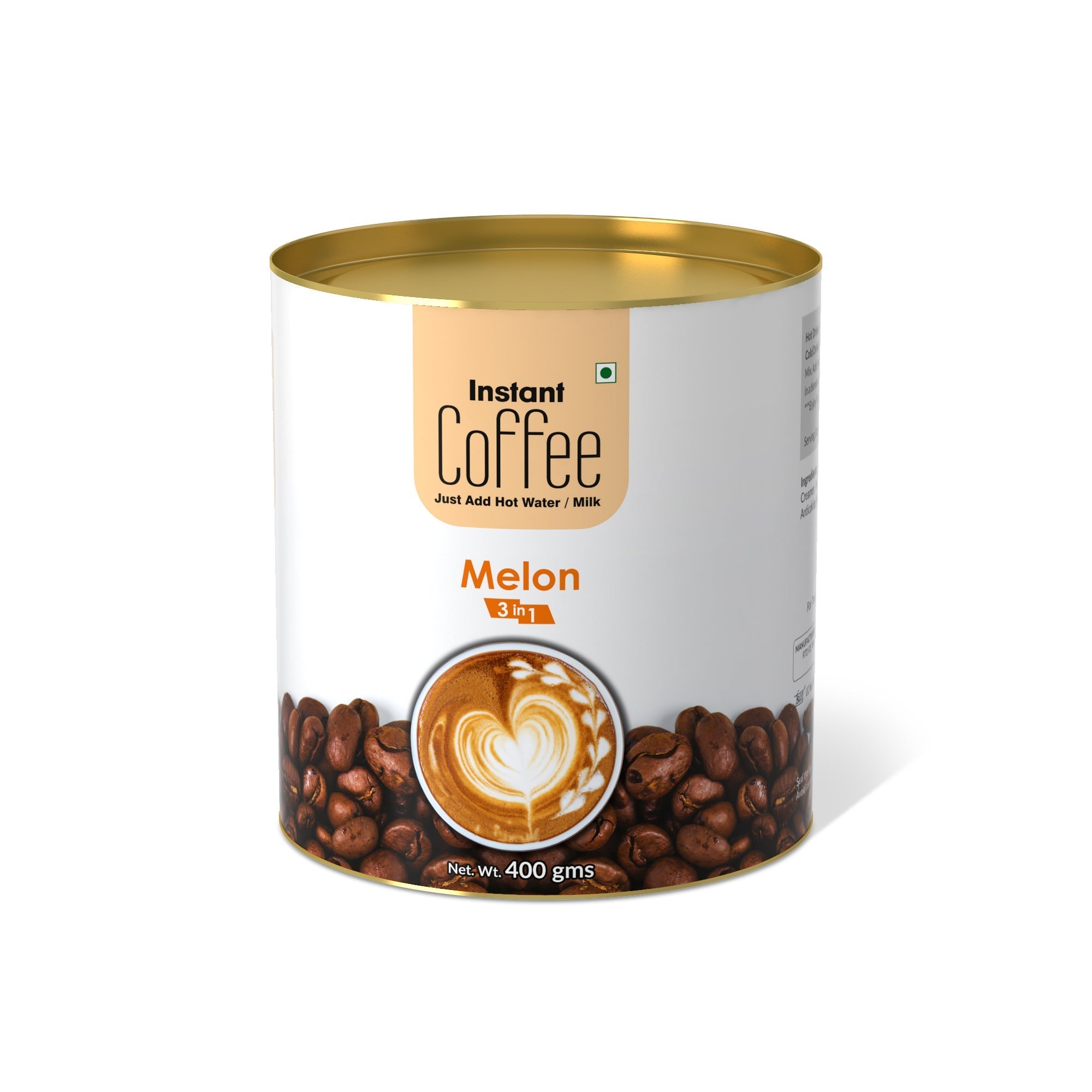 Melon Instant Coffee Premix (3 in 1) - 800 gms