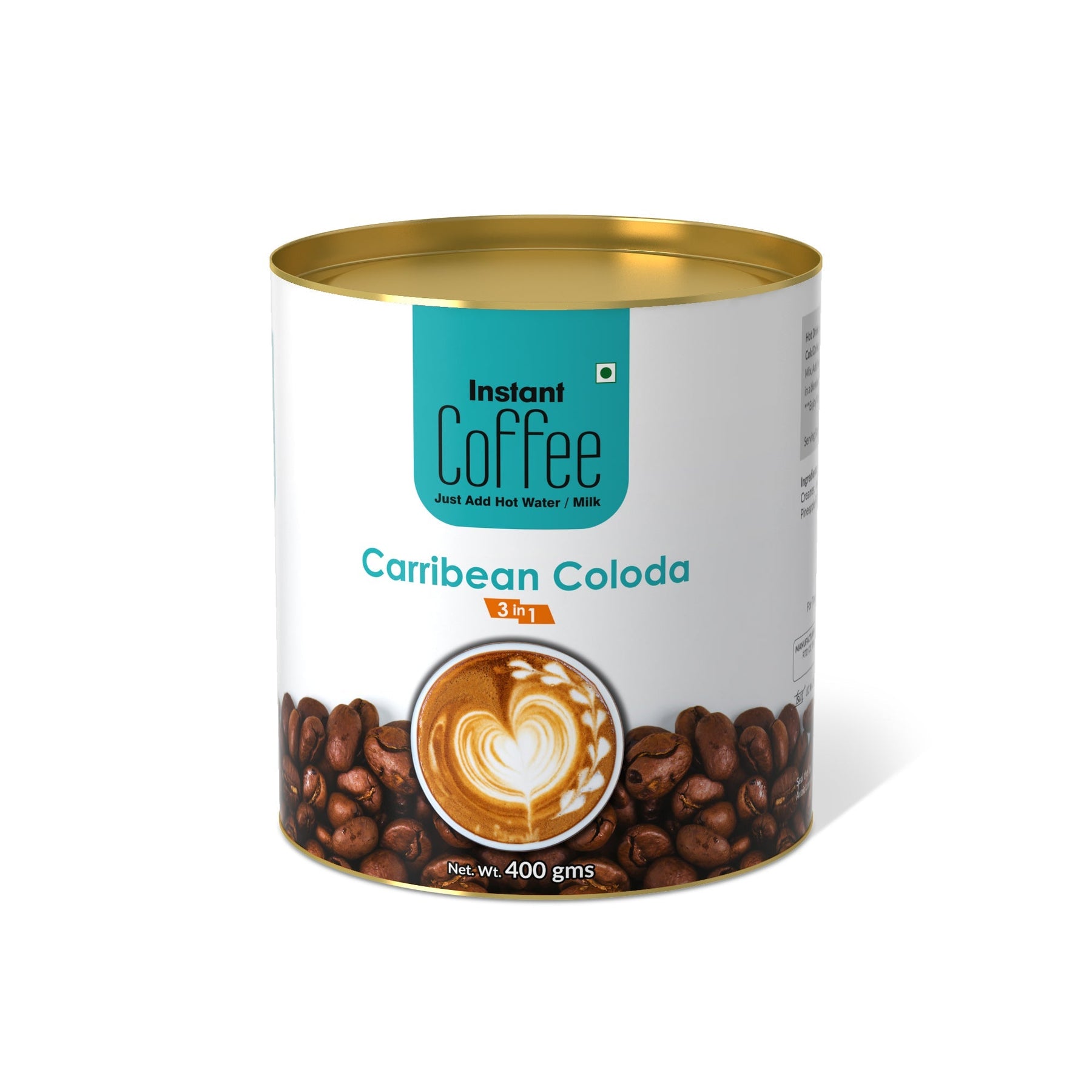 Carribean Coloda Instant Coffee Premix (3 in 1) - 800 gms