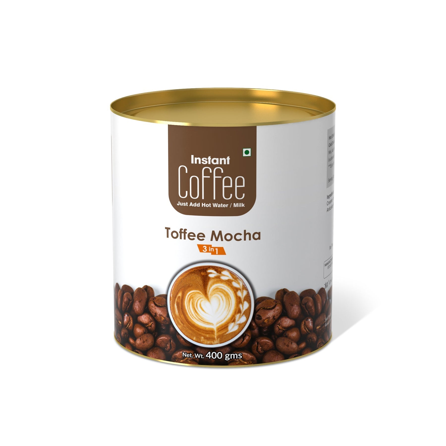 Toffee Mocha Instant Coffee Premix (3 in 1) - 800 gms