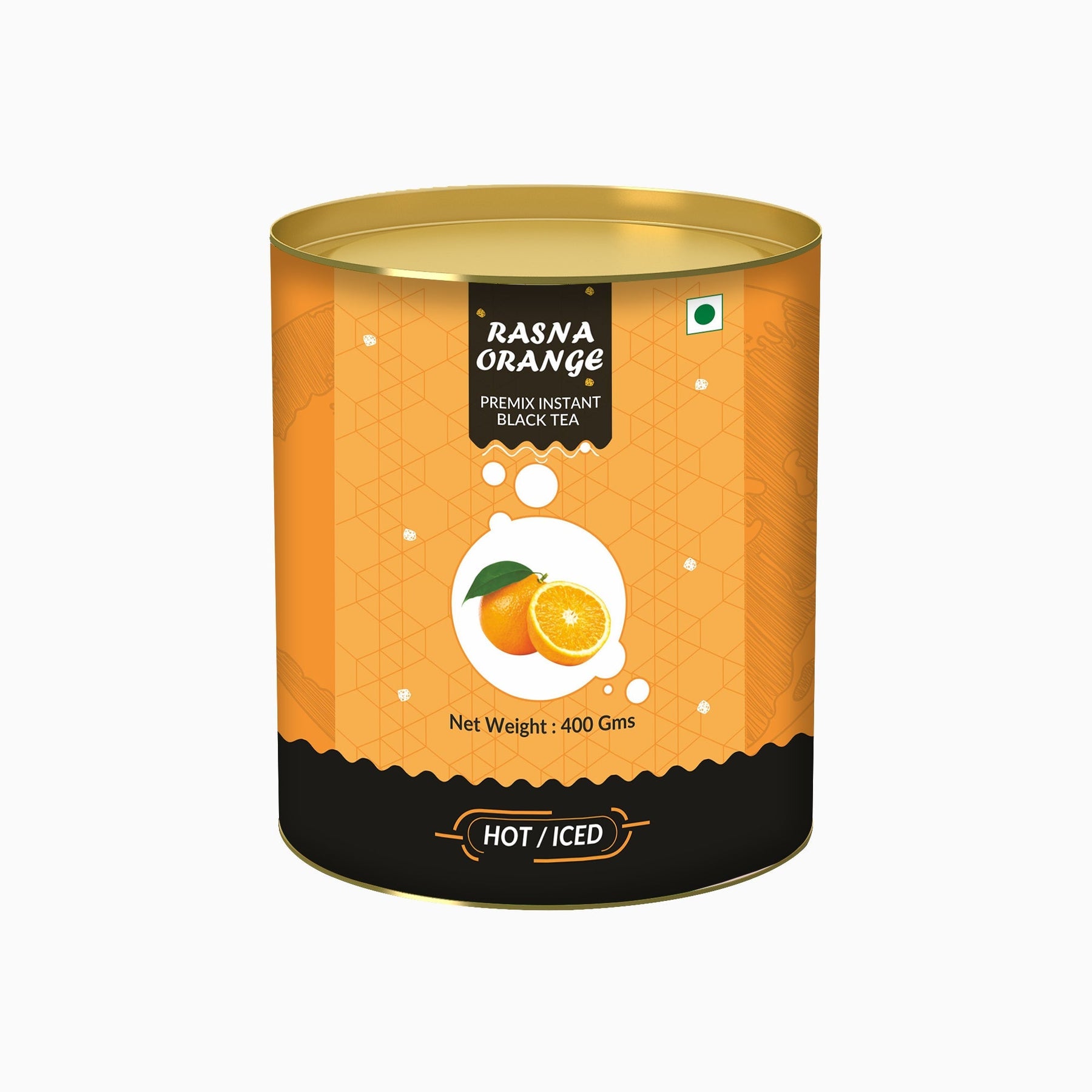 Rasna Orange Flavored Instant Black Tea - 400 gms