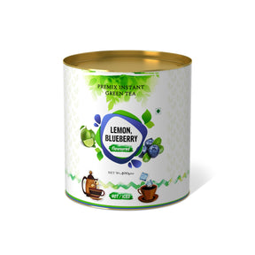 Lemon Blueberry Flavored Instant Green Tea - 800 gms
