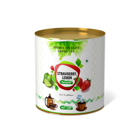 Strawberry Lemon Flavored Instant Green Tea - 800 gms