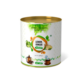 Lemon Ginger Flavored Instant Green Tea - 800 gms