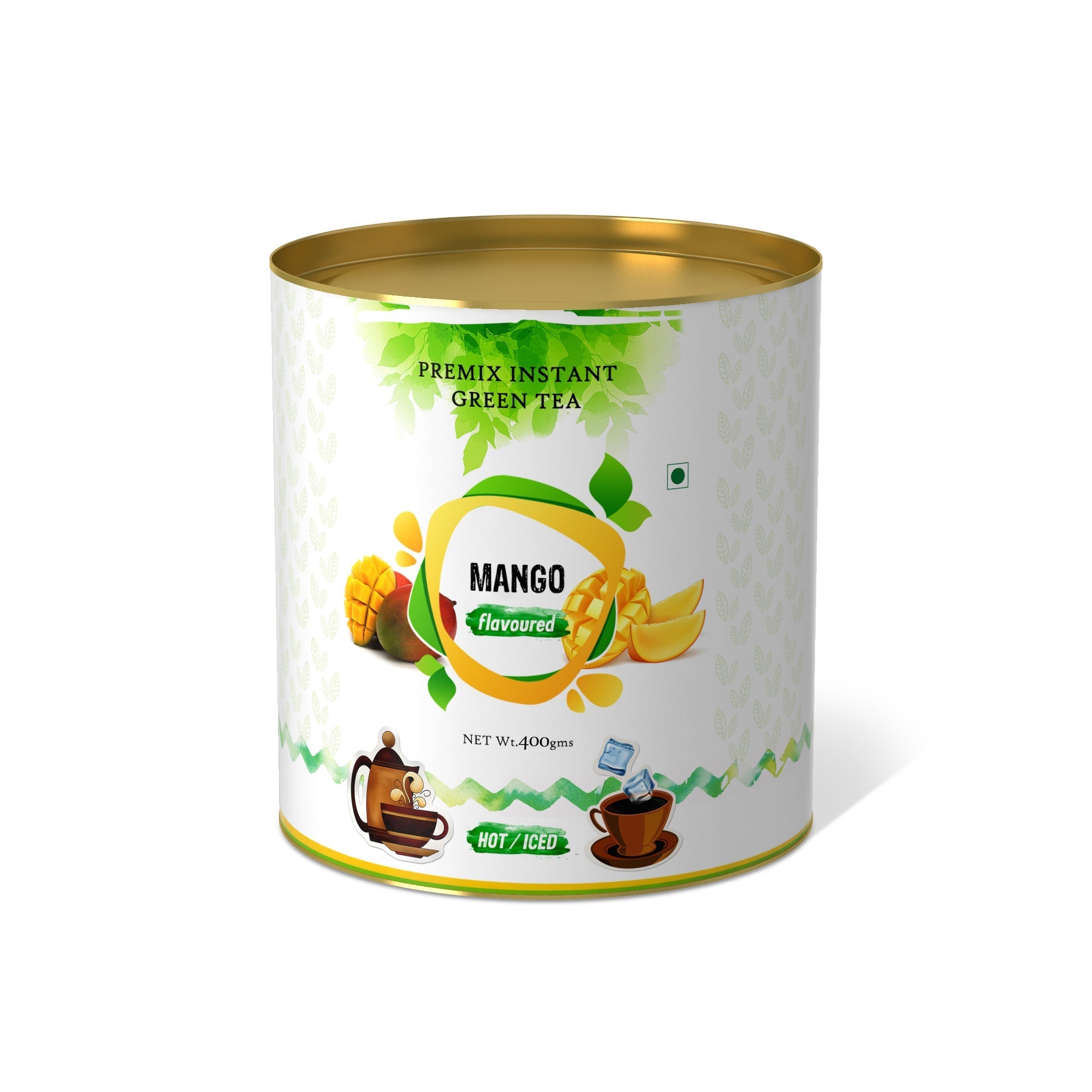 Mango Flavored Instant Green Tea - 400 gms