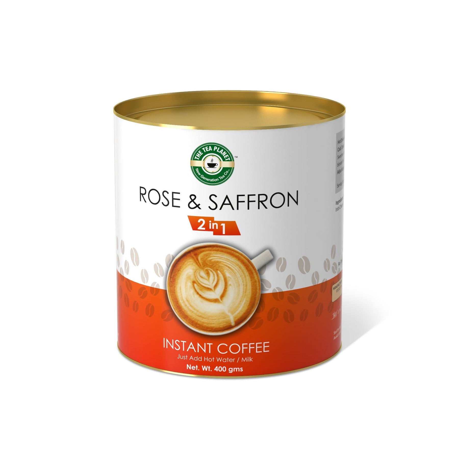Rose & Saffron Instant Coffee Premix (2 in 1) - 400 gms