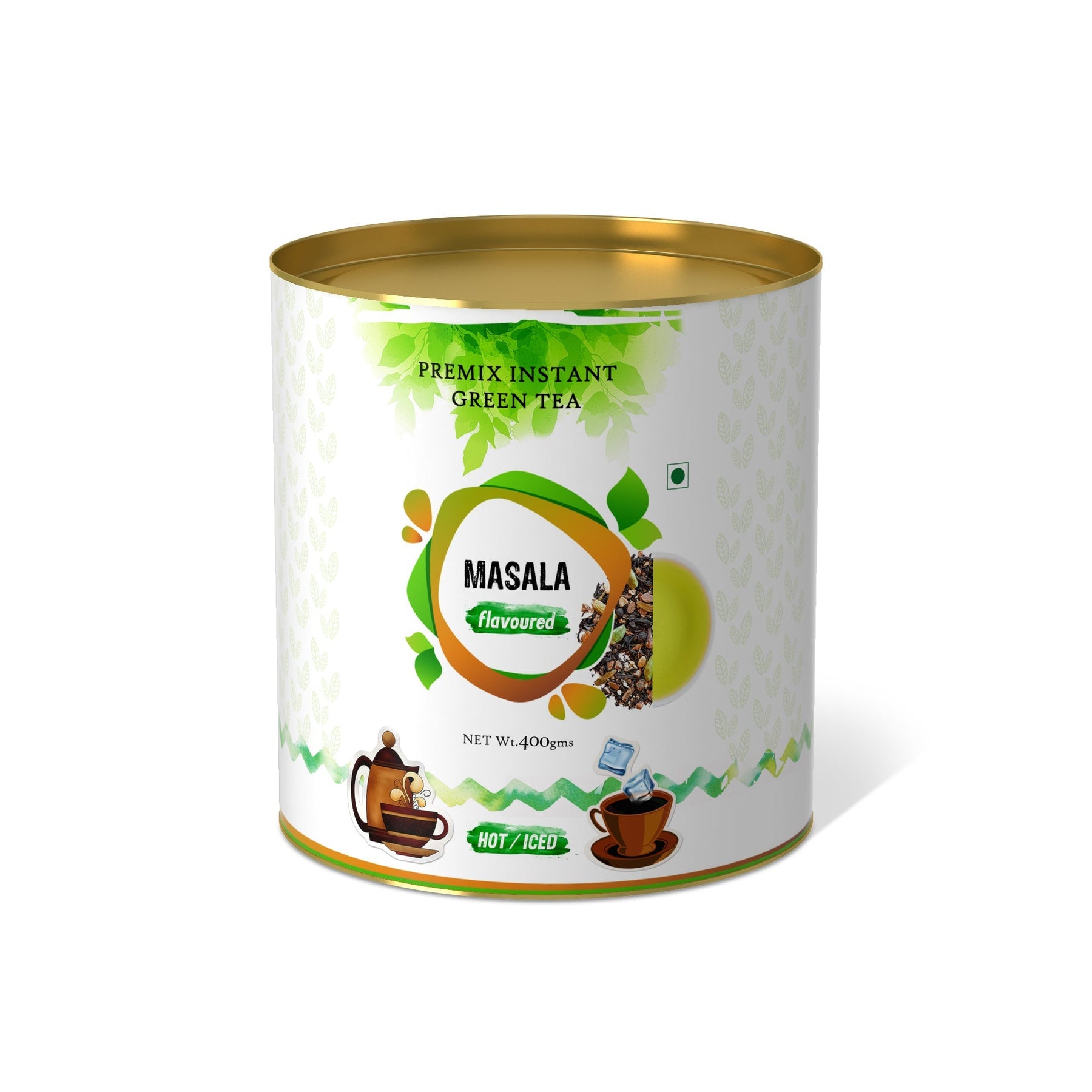 Masala Flavored Instant Green Tea - 400 gms